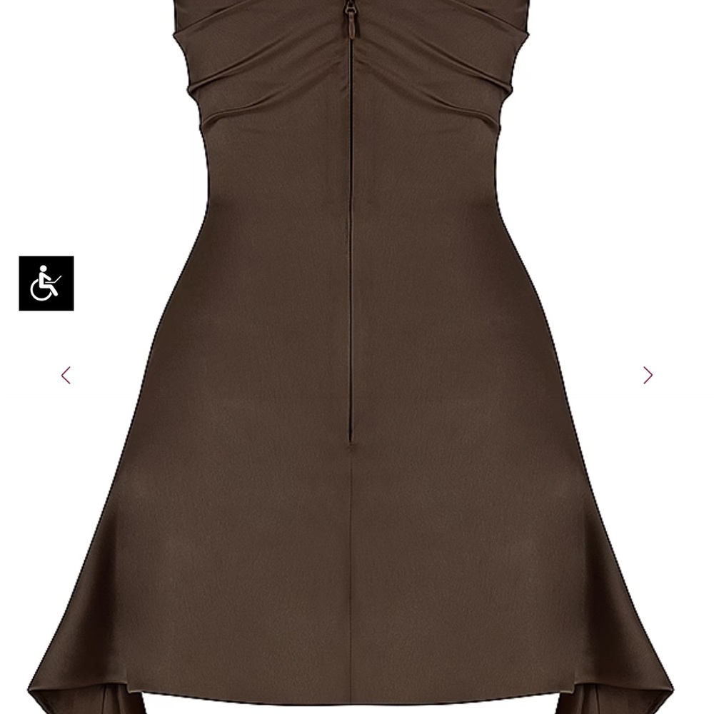 House of CB Strapless Chocolate Dress - Picture 7 of 7